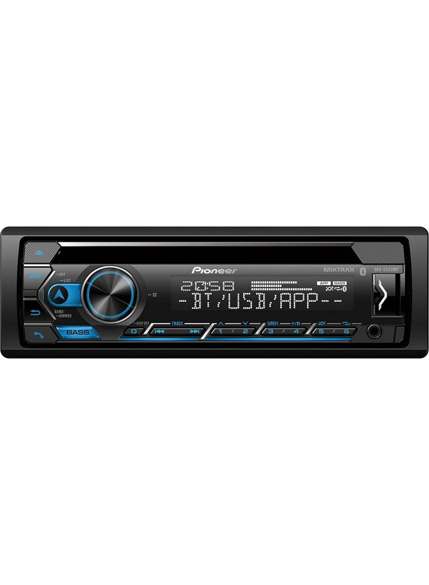Pioneer DEH-S4250BT CD and Digital Media Receiver with Dual Bluetooth