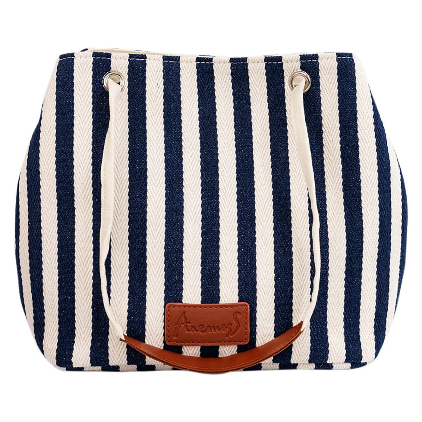 Women Tote Bags, 2-in-1 Hand and Shoulder Bag, Magnetic Closure Large Capacity, Striped Design Handbag, Crossbody Travel Bag, Gifts for Women and Girls