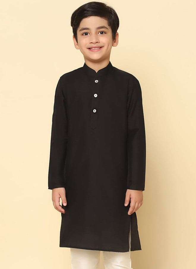 KISAH Boys Regular Fit Solid Kurta