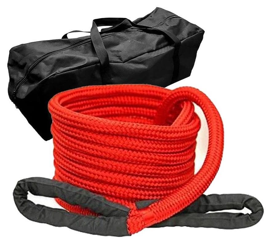 Recovery Rope Nylon Tow Rope(Colour : Red,Size : 9mX29mm) Rescue Elastic Outdoor Off-Road Car Round Tow Truck , ATV , SUV , UTV