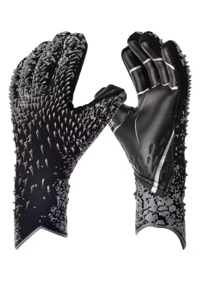 Soccer Goalkeeper Gloves Knitted Design not stuffy Football Goalie Training Gloves Strong Grip Anti-slip and Breathable for Youth And Adults