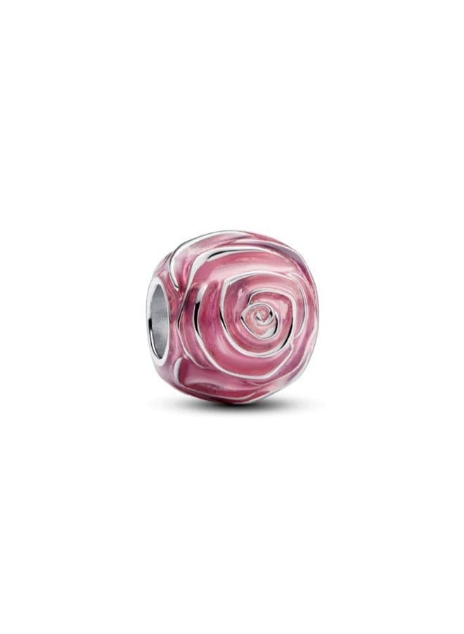 Pink Rose in Bloom Charm