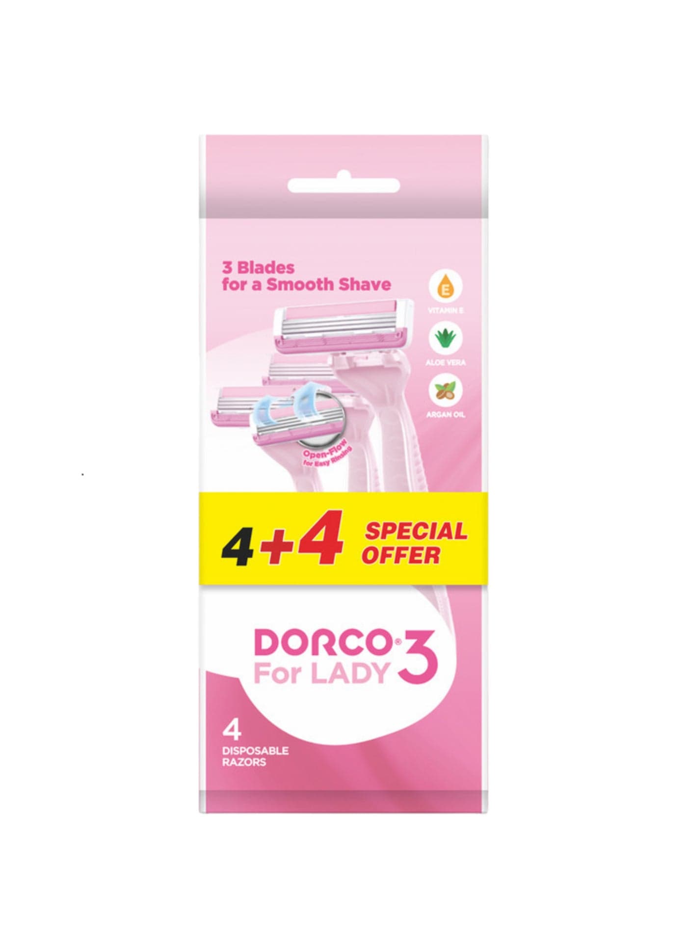 Shai3 Women Disposable Razor