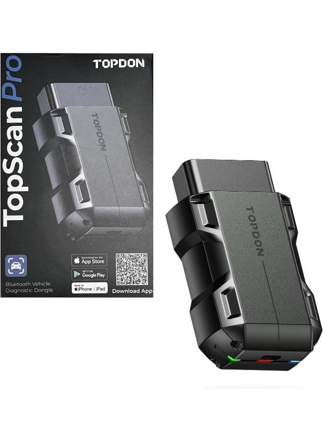 Topdon Topscan Pro Smart Diagnostic Tool, Bluetooth OBD2 Scanner, 10m Range