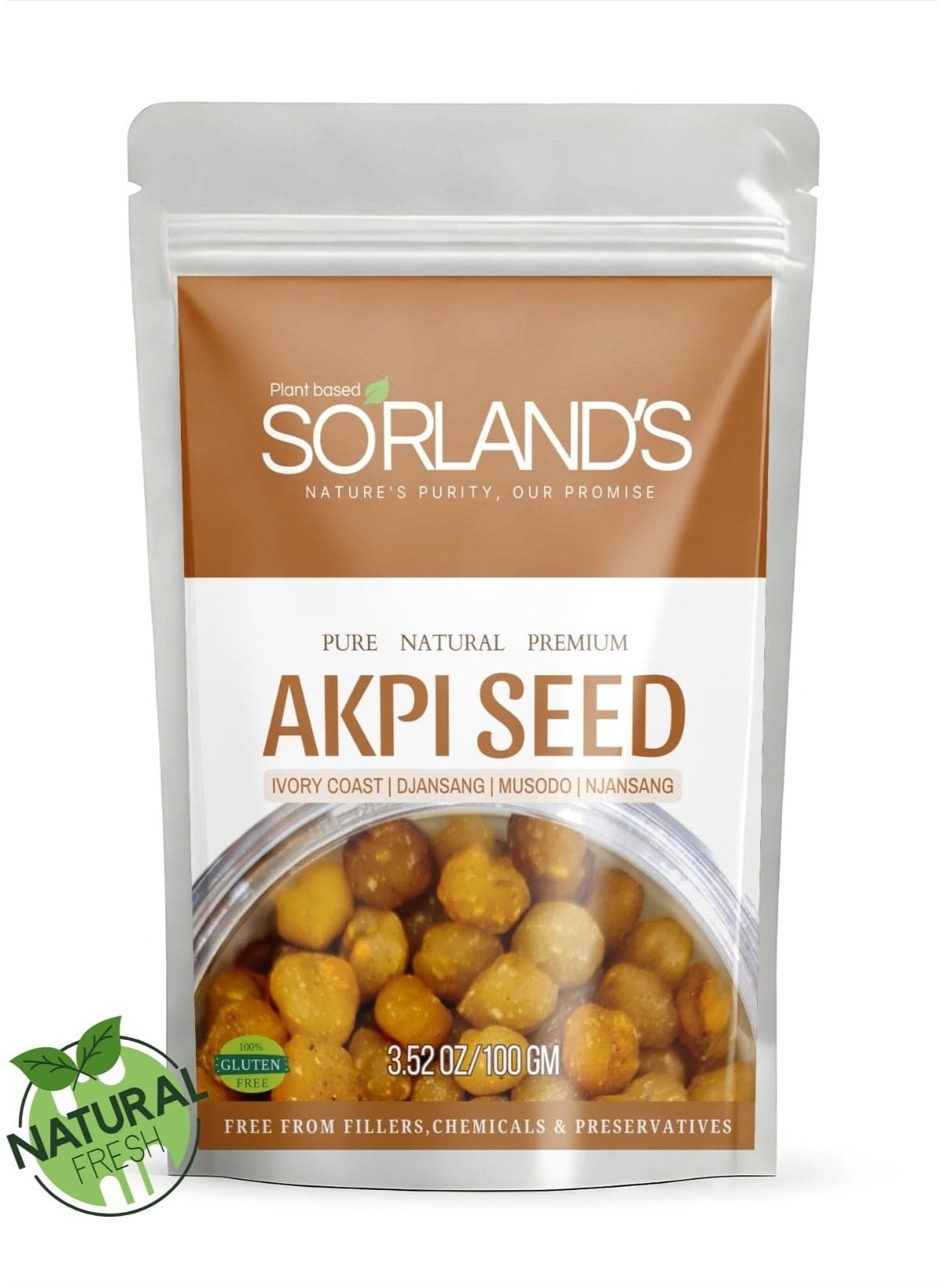 Akpi Seeds (Ricinodendron heudelotii) – 100g | Exotic West African Spice for Cooking & Culinary Use