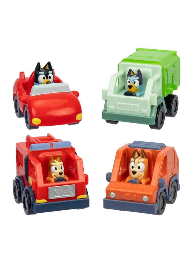 Bluey S12 Mini Racers Single Pack – Toy Vehicle for Kids Ages 3+