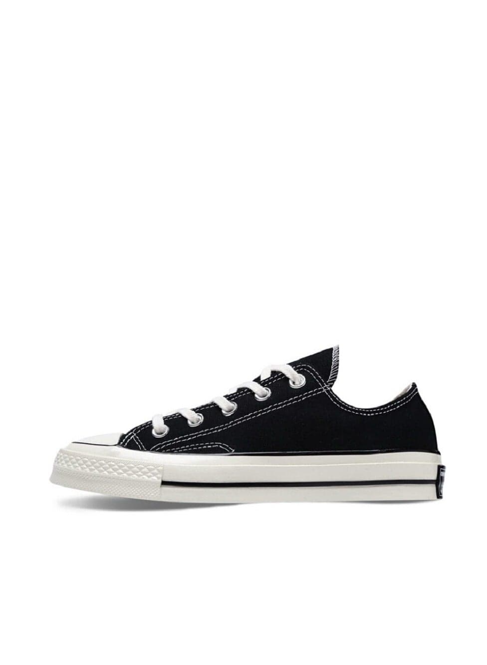 Unisex 1970s Low Top Sneakers Black
