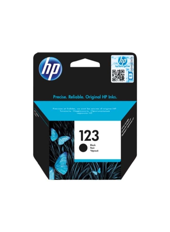 F6V17AE HP 123 Ink Cartridge Black