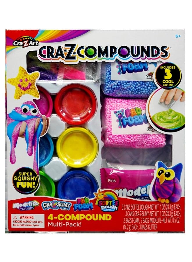 Cra-Z-Compounds 4-Compound Multi-Pack with 3 Accessories