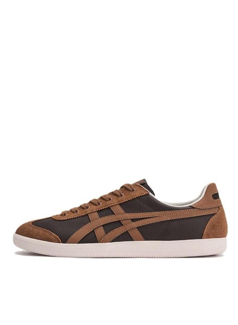 Tokuten Casual Colorblock Sneakers Khaki Dark Brown