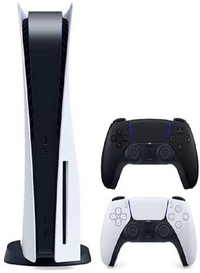 PlayStation 5 CD Edition Console + Midnight Black DualSense Wireless Controller