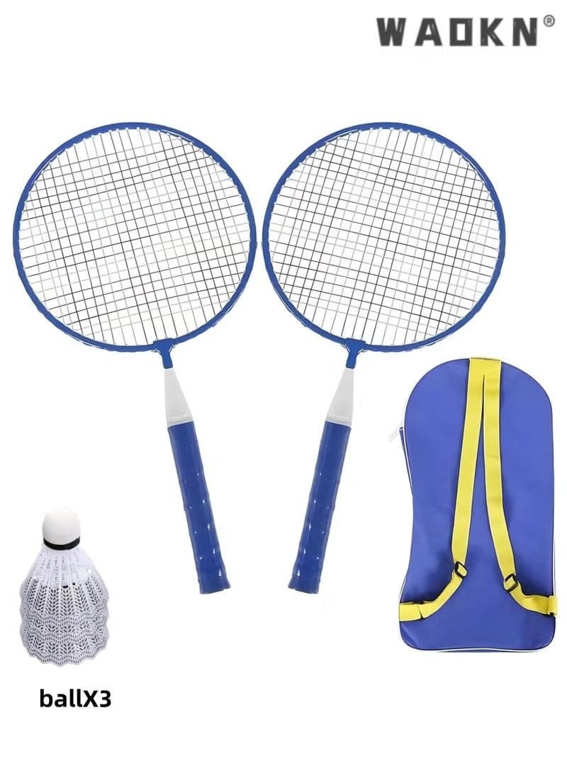 Badminton Rackets for Children – Lightweight Set with Carrying Bag & 3 Shuttlecocks