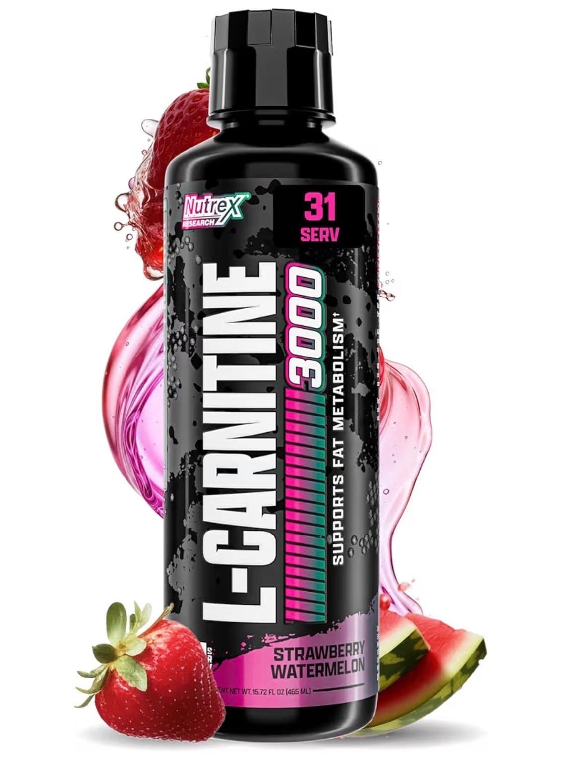 L-CARNITINE 3000 LIQUID STRAWBERRY WATERMELON 465ML 31 SERVINGS