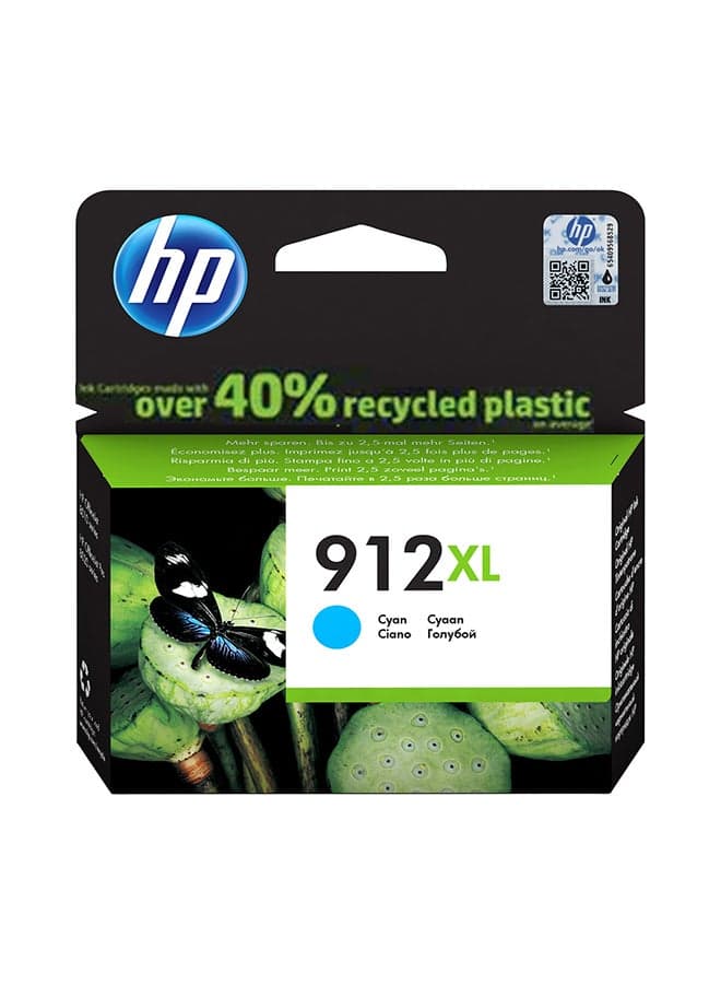 912XL High Yield Original Ink Cartridge 3YL81AE Cyan