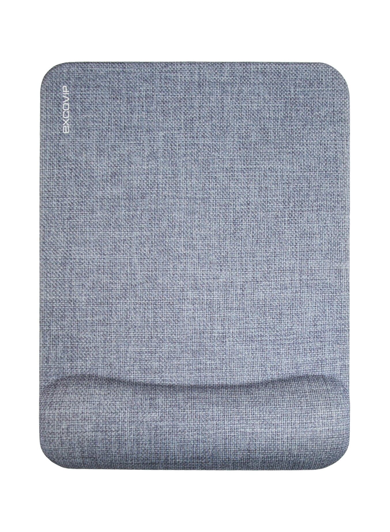 Mouse Pad With Wrist Support, Soft And Comfortable Ergonomic Hand Washable Mouse Mat For Home, Computer, Laptop, MacBook, Office & Travel, Grey