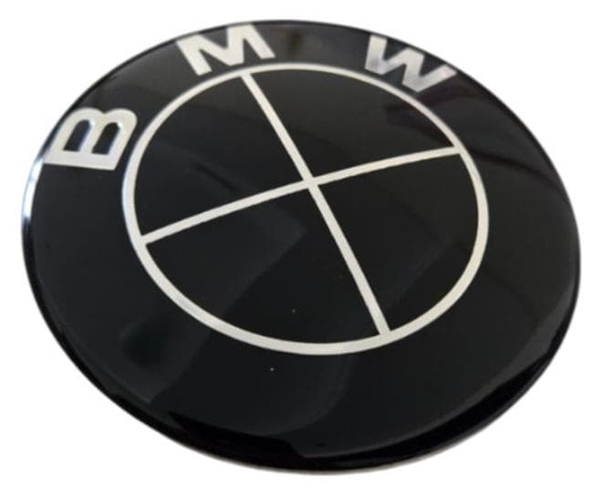 Black Badge Emblem for BMW 82mm - 1 2 3 4 5 6 Series X2 X3 X4 X5 X6 F20 F22 F87 F32 F33 F30 E87 E82 G02 G03 G04 G06 F34 Accessory Styling Blackout