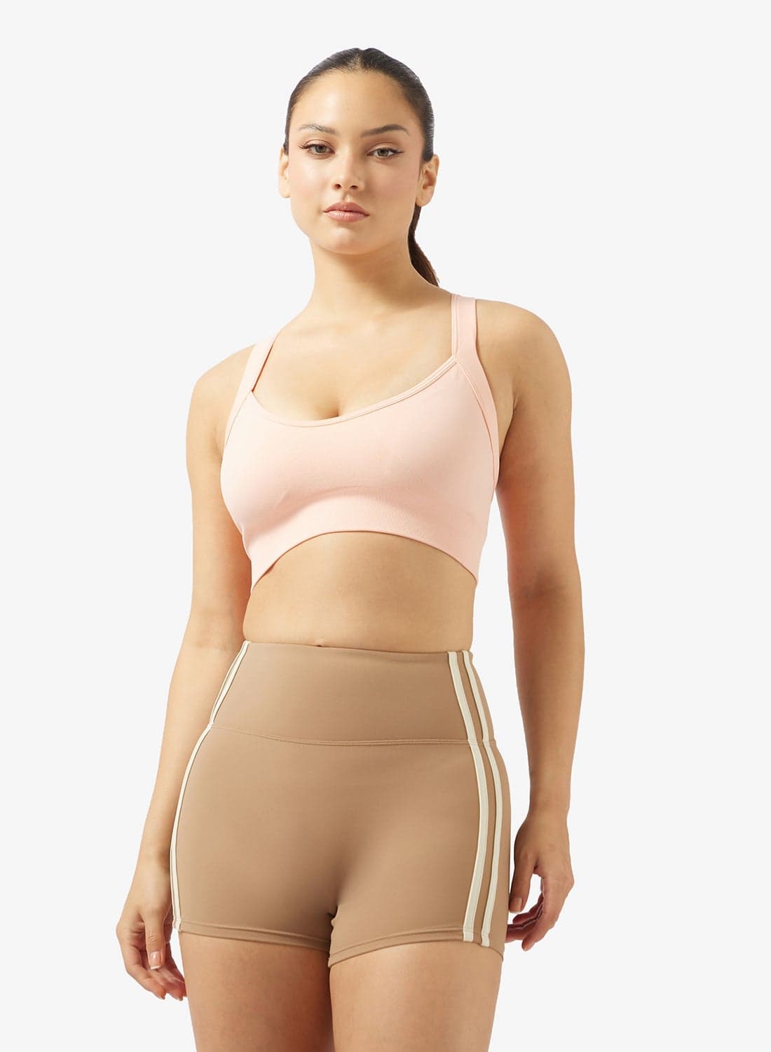 Sculpting Cross Back Detail Ultra Soft Sports Bra