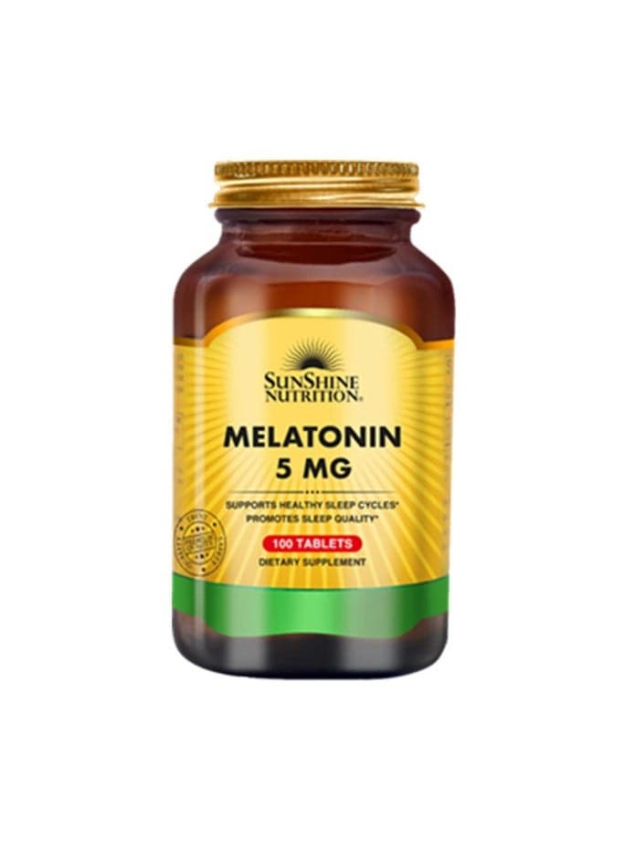 Sunshine Nutrition Melatonin 5mg (100 Tablets)
