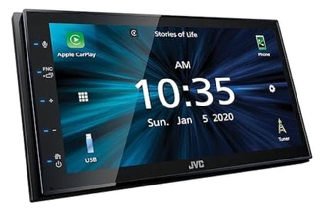 JVC KW-M560BT 6.8" 2-Din Bluetooth Car Stereo – Apple CarPlay, Android Auto, Hands-Free Calling, High-Quality Sound & Smartphone Integration