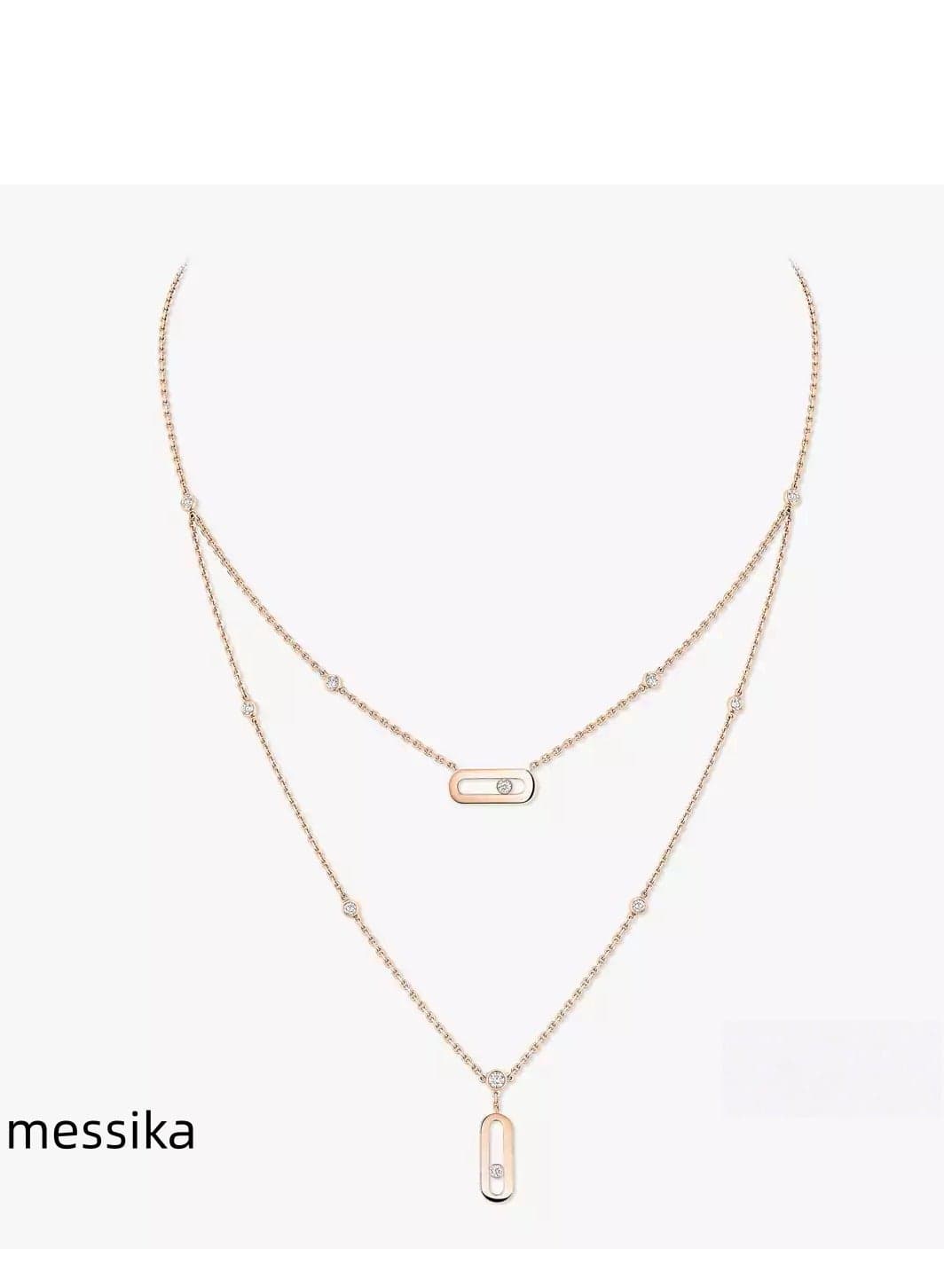 messika double-layer necklace,understated luxury around the neck.