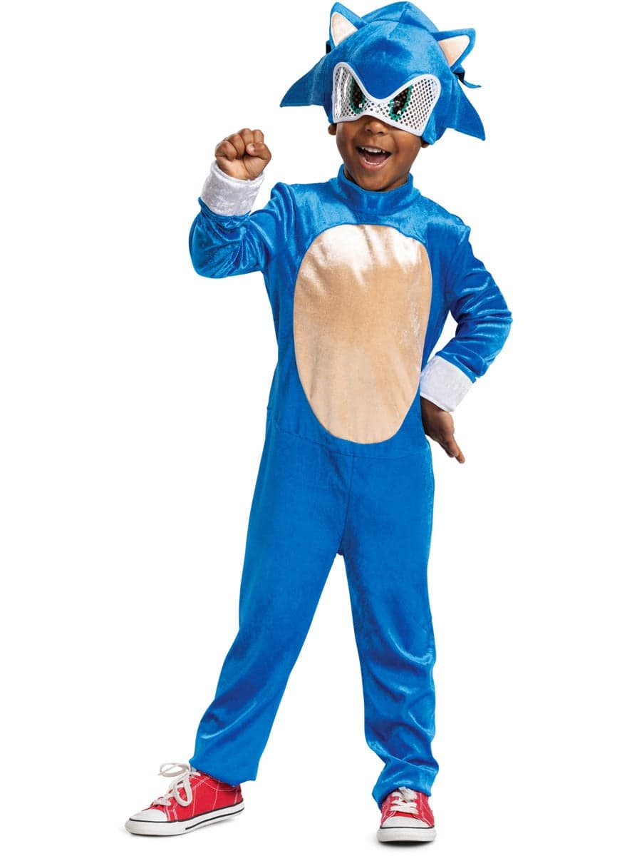 Sonic the Hedgehog Costume, Official Sonic Movie Costume and Headpiece