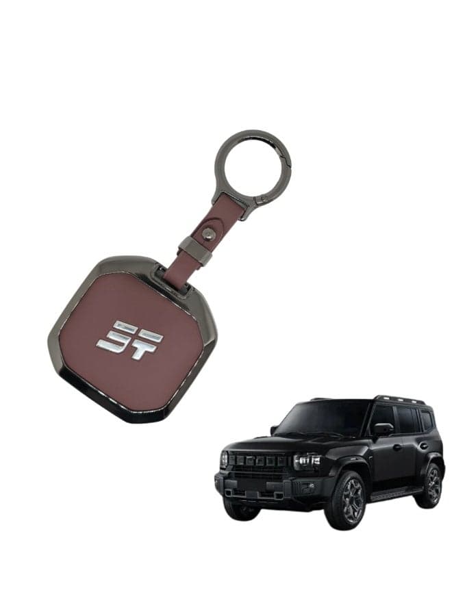 MOTOR FIT Jetour T2 2026 Key Cover – Premium ABS & Alloy Protective Shell, Anti-Scratch, Shockproof Smart Key Case for Jetour T2 (Only 2026 Model) – Lightweight Design, Full Button Access