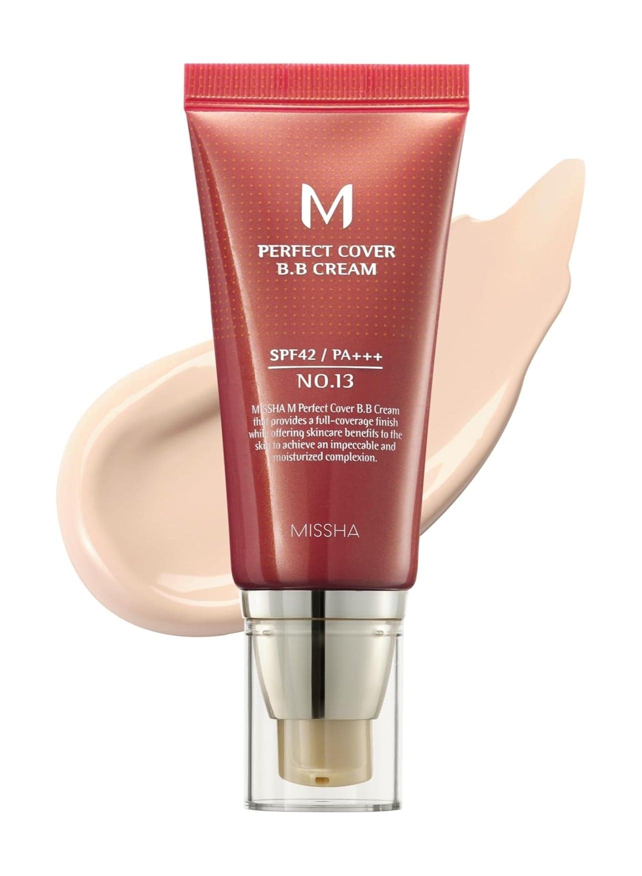 M Perfect Cover BB Cream SPF 42 PA+++ 50ml, No.13 (Bright Beige)