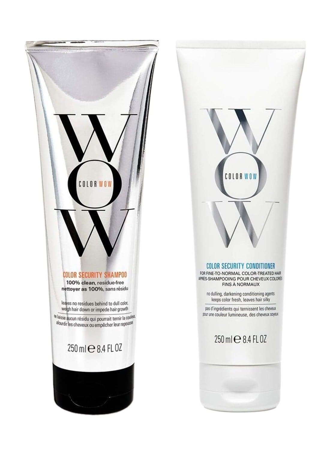 Color Security Shampoo and Conditioner Duo, 250ml Each – Sulfate-Free, Color-Safe Hair