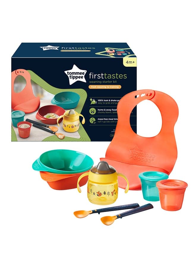 Complete Weaning Kit - Bowls, Spoons, Sippee Cup & Bib - Anti-Mess, On-the-Go Baby Mealtime Essentials