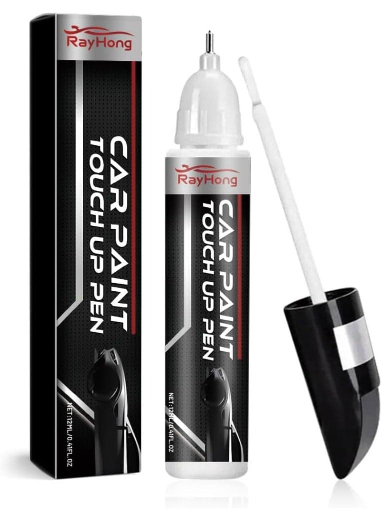White Touch Up Paint for Cars - Color Accurate, Professional Automotive Scratch Repair, Lasting Auto Scratch Remover, Quick Drying, Easy to Use, Safe and Non-Toxic (White)