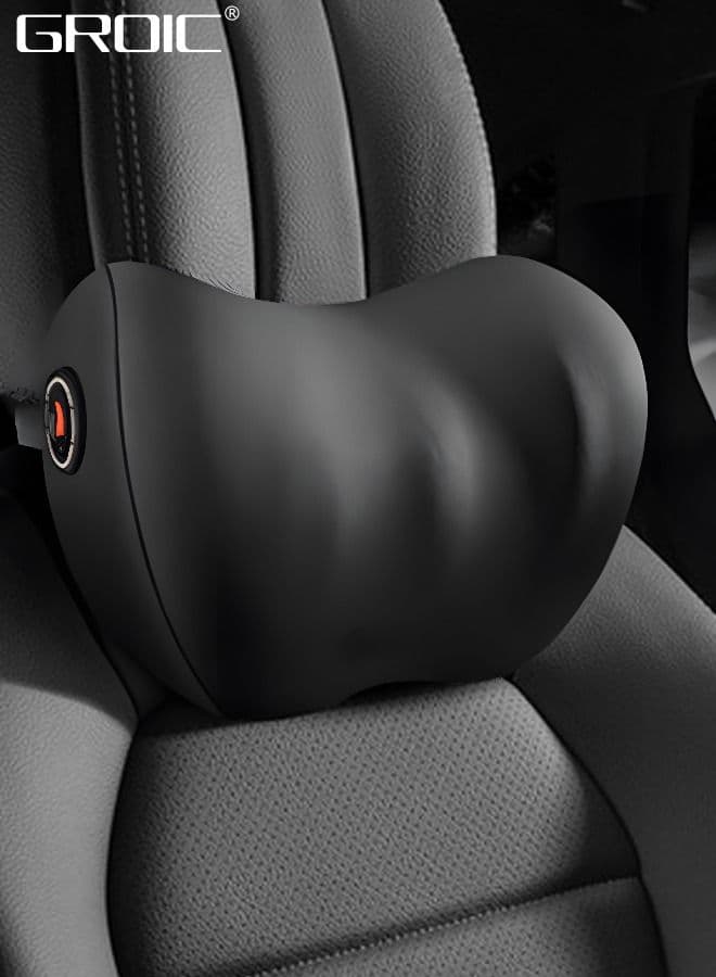 Car Headrest Pillow,Car Neck Pillow,Memory Foam Neck Pillow for Neck Pain Relief, Ergonomic Design Soft Travel Head Pillow for Sleeping and Resting in Car and Office