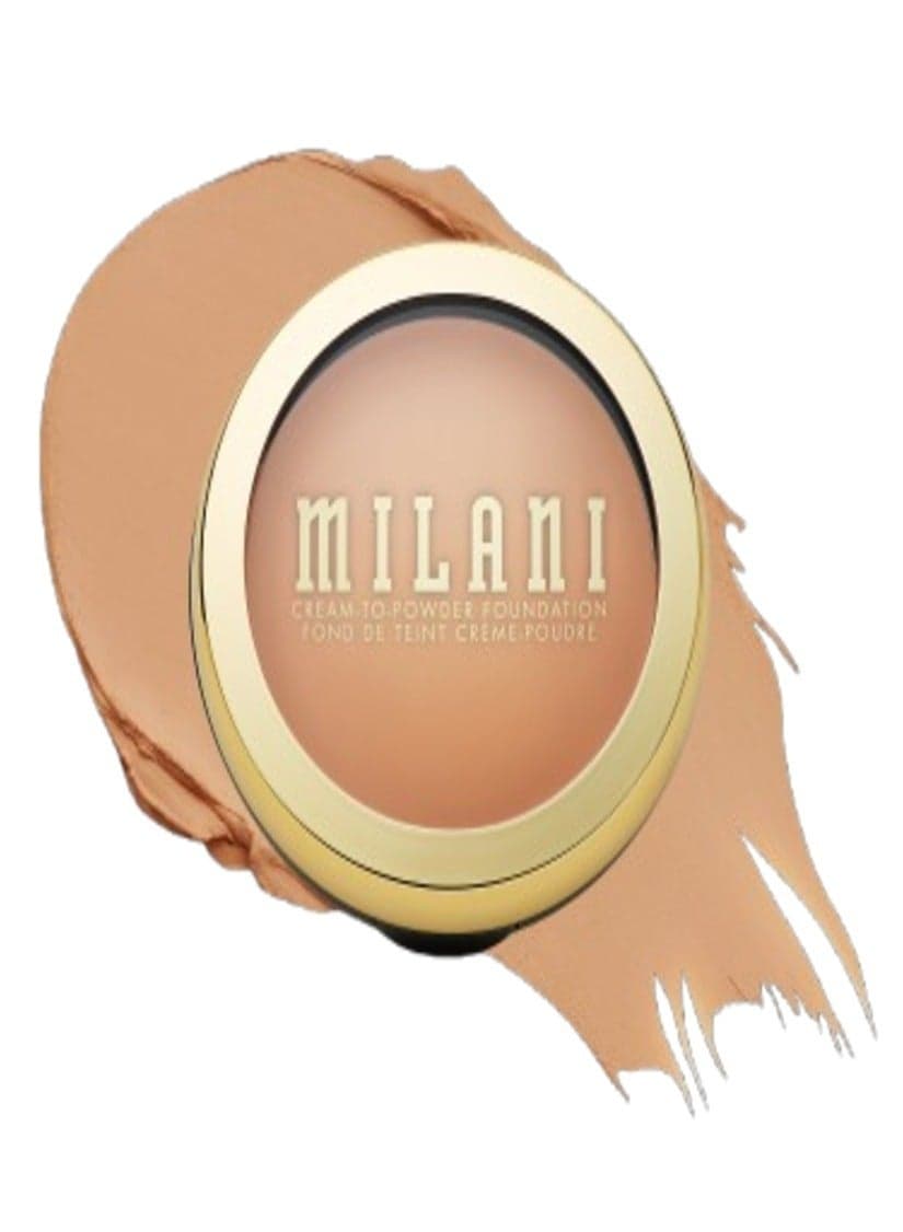 Milani Conceal + Perfect Smooth Finish Cream to Powder Foundation – 245 Warm Beige | Full Coverage, Lightweight, Natural Matte Finish, Buildable Formula, Long-Lasting Wear, Vegan & Cruelty-Free