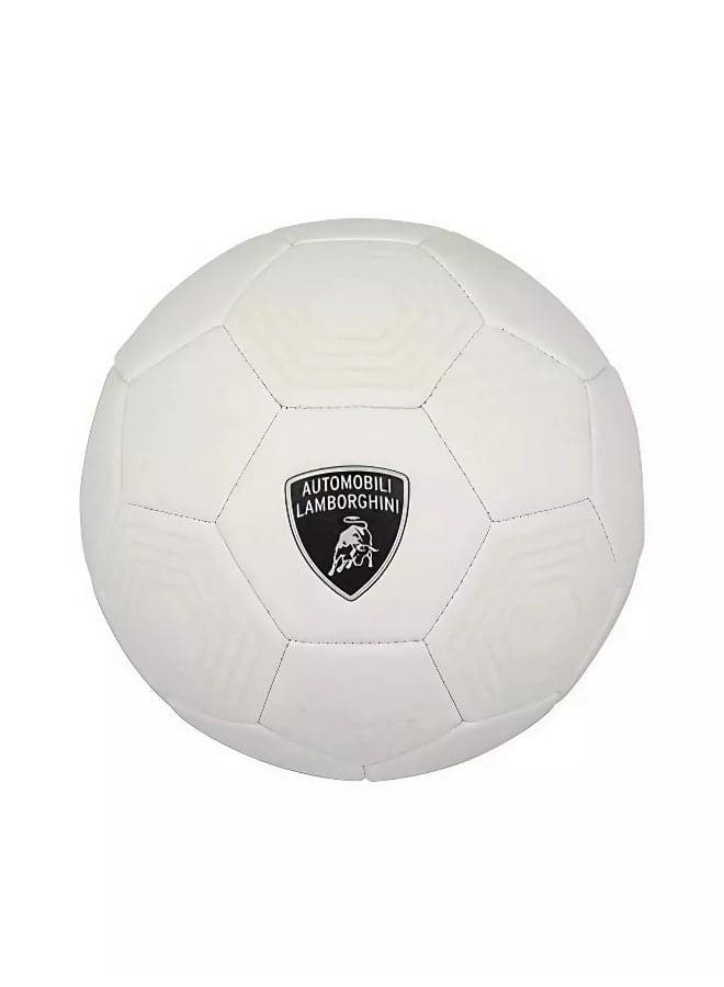 Lamborghini Sewing Soccer Ball (Size 5, White)