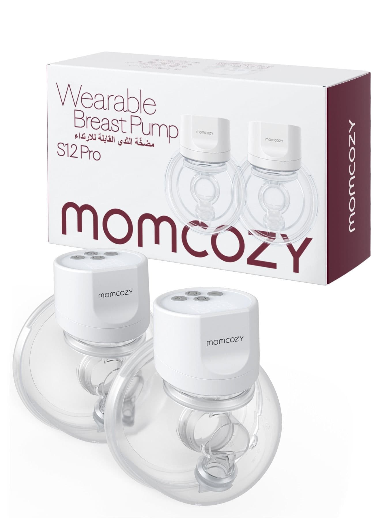 S12 Pro Double Breast Pump Electric, Portable, Smart Display, 3 Modes, And 9 Levels - Pack Of 2