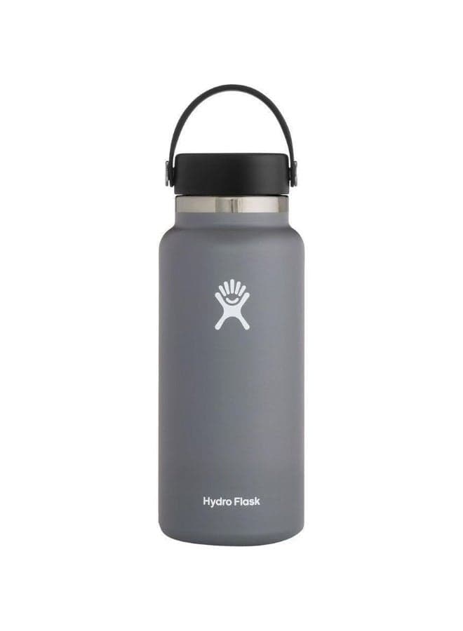 Vacuum Insulated Water Bottle 1200ml - Portable Space-Grade Thermos with Handle for Sports & Outdoors - Leakproof, Non-Slip Grip, Ideal for Fitness, Camping & Hydration