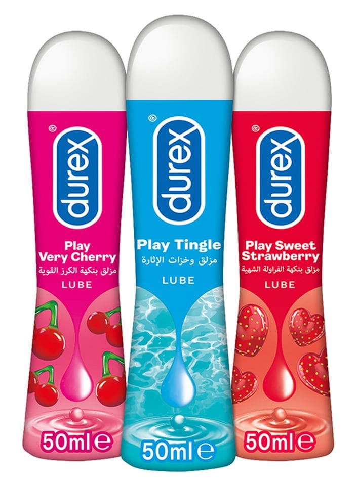 Lube Multi Pack Play Tingle With Cheeky Cherry And Sweet Strawberry Gel 50 ml