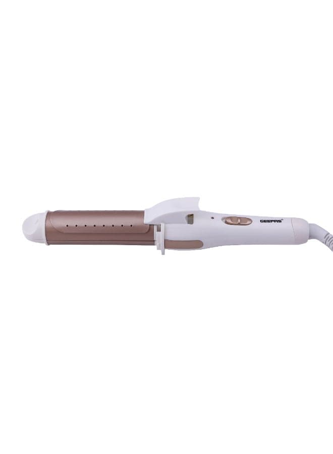 2-in-1 Wet And Dry Hair Curling Iron - GH8686, 360 Swivel Cord Curler With Hanging Loop, Women's Multi Style Hair Curler For All Types Of Hair White