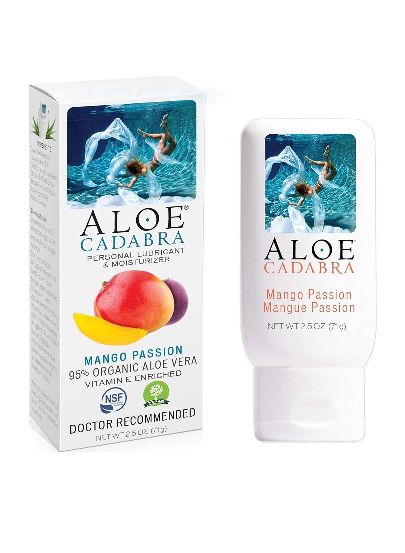 Flavored Personal Lubricant Organic Natural Mango Passion Lube
