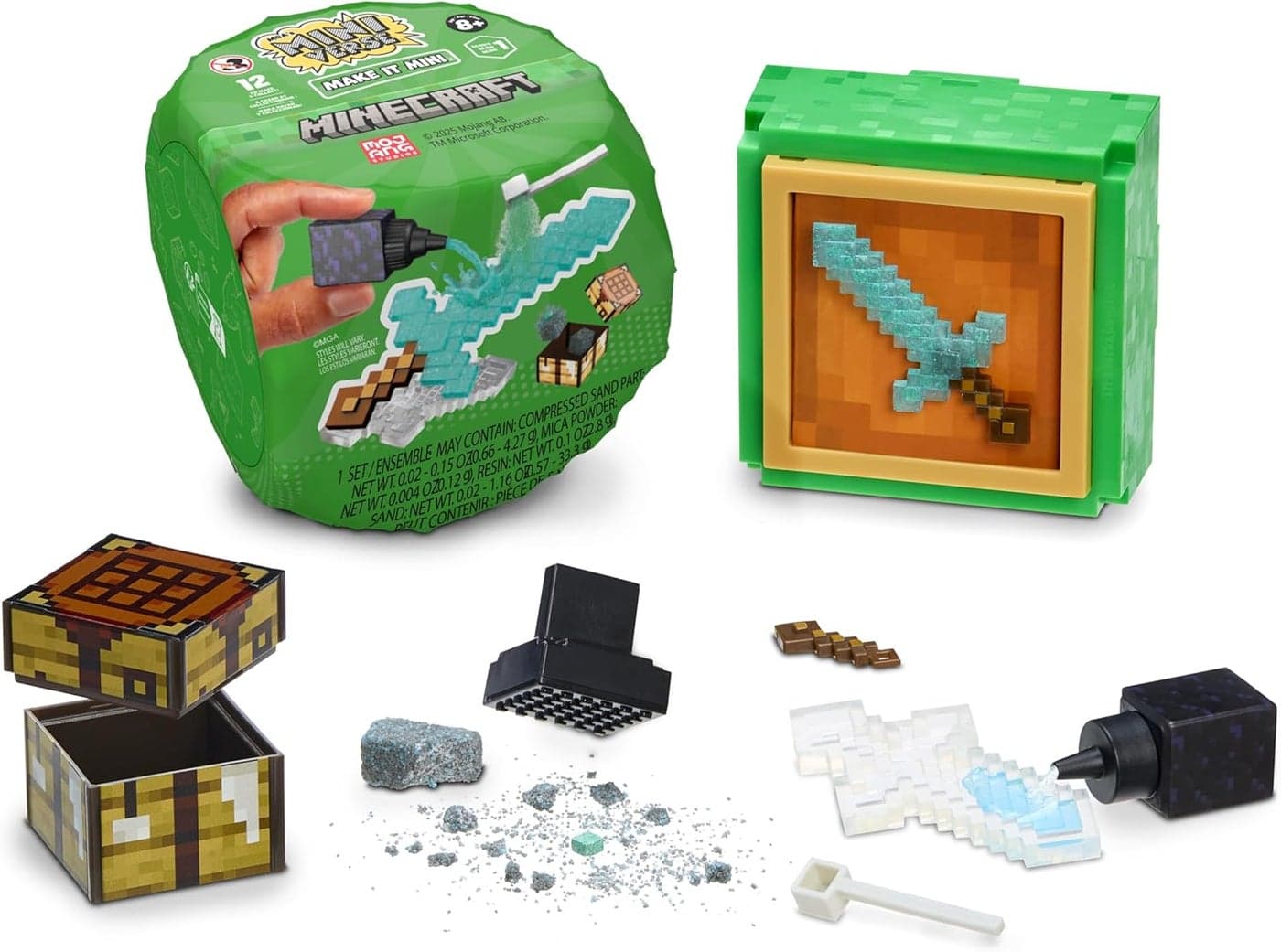 MGA Miniverse Make It Mini Minecraft Surprise Capsule Build Kit