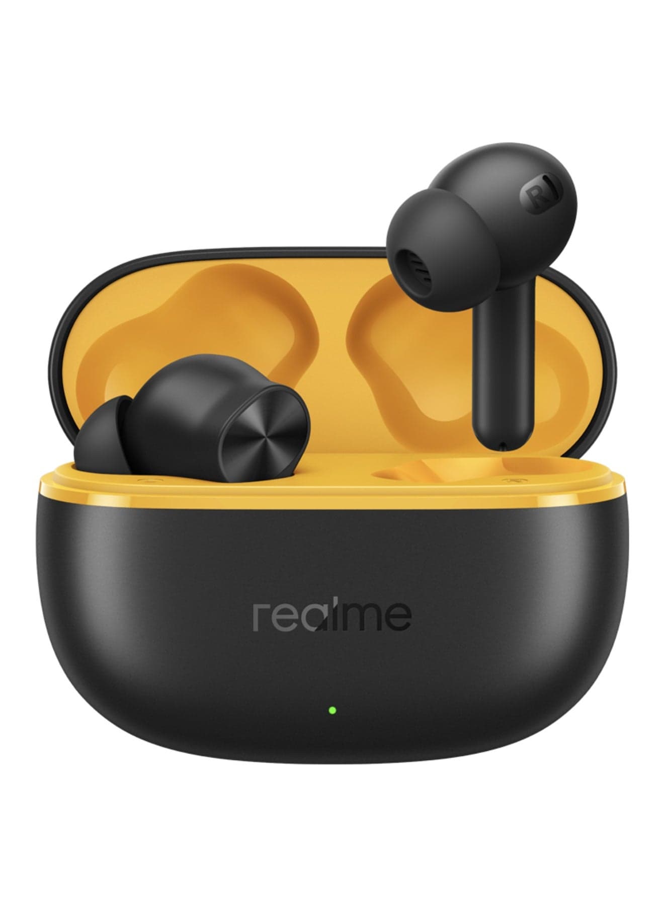Buds T200 Lite Wireless Earbuds 12.4mm Bass 48h Battery Quad-mic Noise Cancellation Dual-device IPX4 Waterproof Type-C Charging - Black