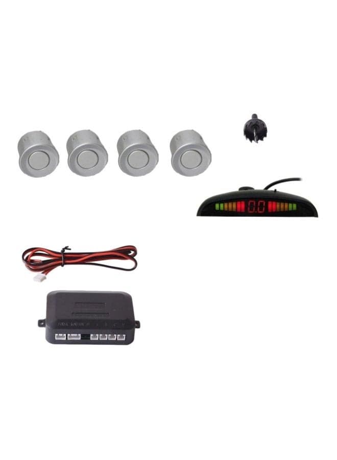 Visual Backup Radar System With 4 Parking Sensors