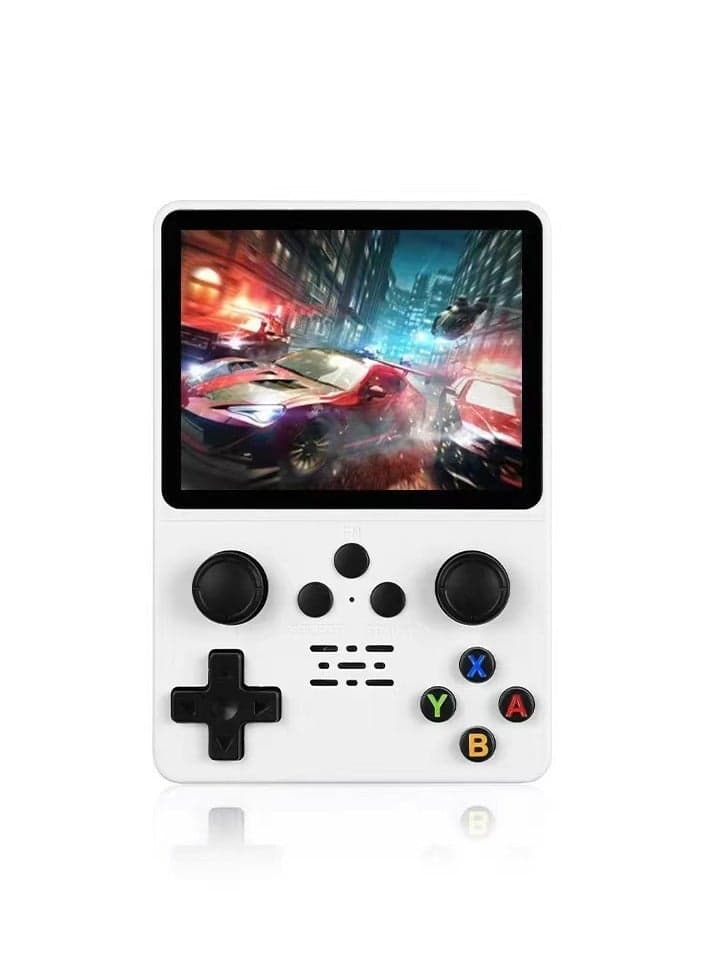 R35S Retro Handheld Game Console – 3.5" IPS HD Display, 15,000+ Preloaded Classic Games, 64GB Storage, Linux System, Portable Mini Gameboy-Style Console for PSP, Arcade & Retro Gaming