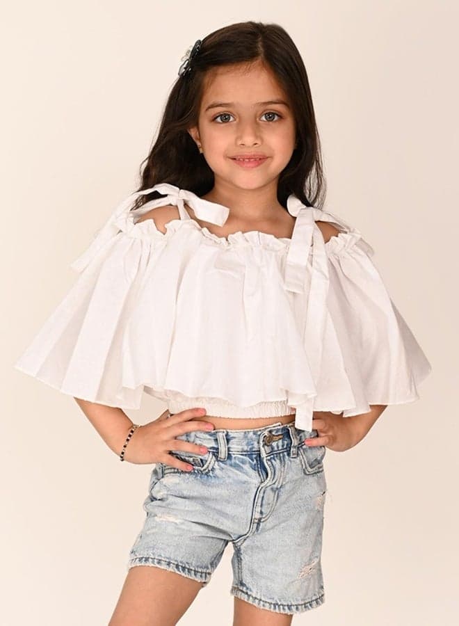 Girls White Top
