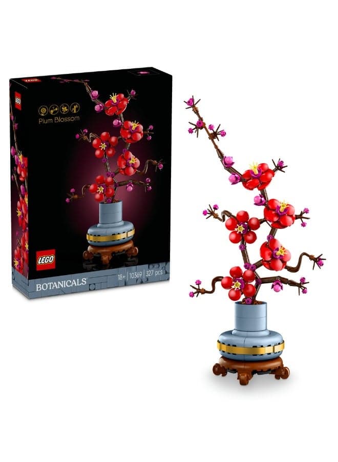 Botanicals Plum Blossom Flower Set for Adults 10369 (Age 18+, 327 Pieces)