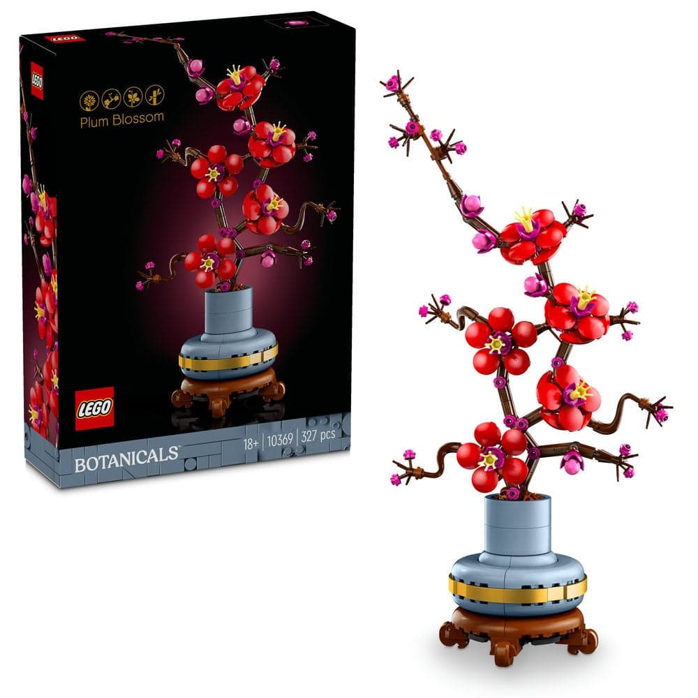 Botanicals Plum Blossom Flower Set for Adults 10369 (Age 18+, 327 Pieces)