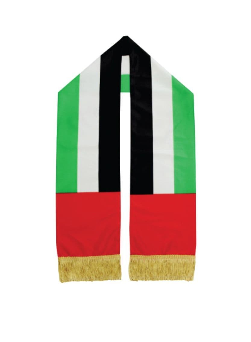 UAE National Day Flag Scarf 148X17CM