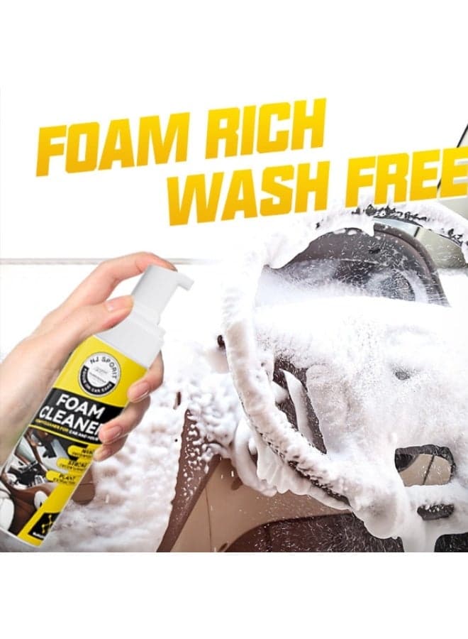 Multipurpose Foam Cleaner Spray,All-Purpose Household Cleaners for Car and Kitchen, Leather Decontamination,Suitable for Car House and Kitchen 200ml