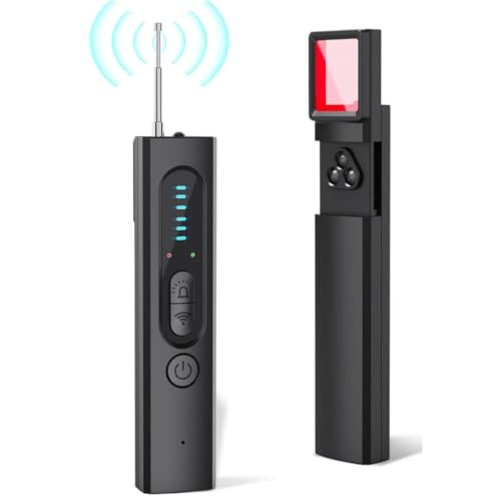 Camera Detector, Spy Camera Detector, Rf Wireless Signal Scanner for GPS/Car Tracker/Bug, Portable Mini Camera Detector for Hotels, Home, Office, Car