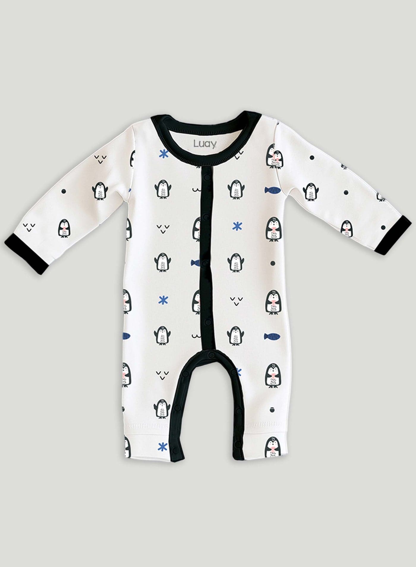 100% Cotton Full Sleeves Penguins Printed Baby Romper,Bodysuit Jumpsuit for Baby Girls & Baby Boy