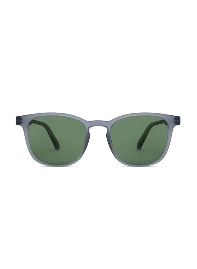 Unisex Blu By Lenskart | Unisex Hustlr Polarized Wayfarer Sunglasses - VC S15999 - Lens Size: 49 Mm